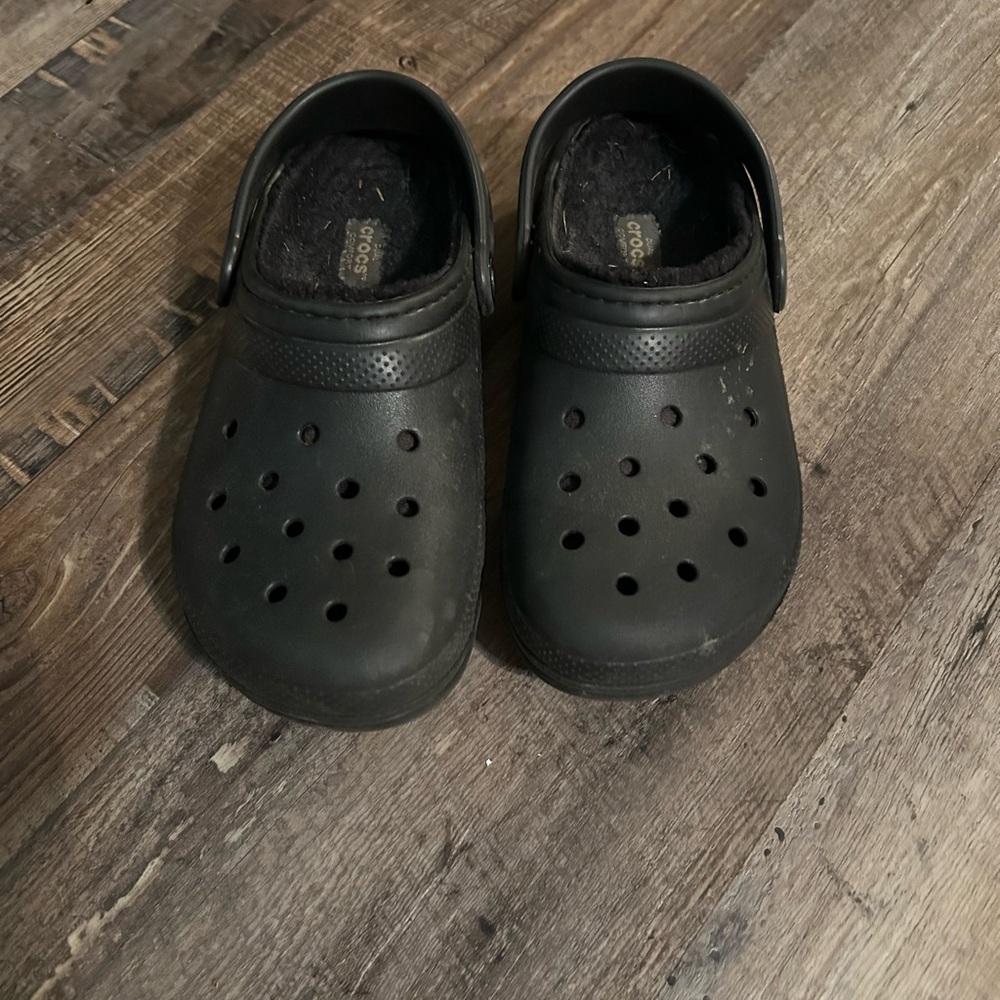 Kids Black Clogs